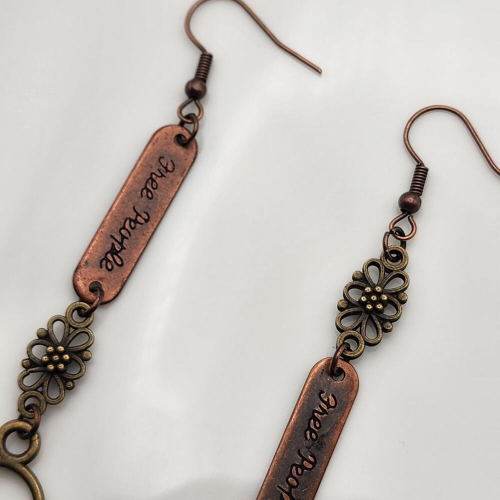 Keeper's Secret Free People Mismatched Key Earrings - Picture 8 of 10